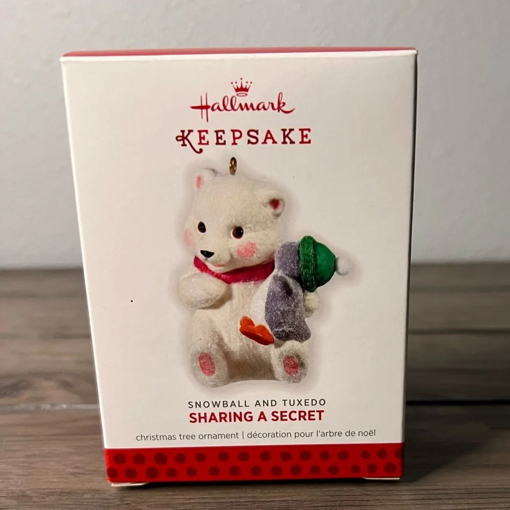 Hallmark NEW 2013 "Sharing A Secret" Christmas 13th in Snowball & Tuxedo series